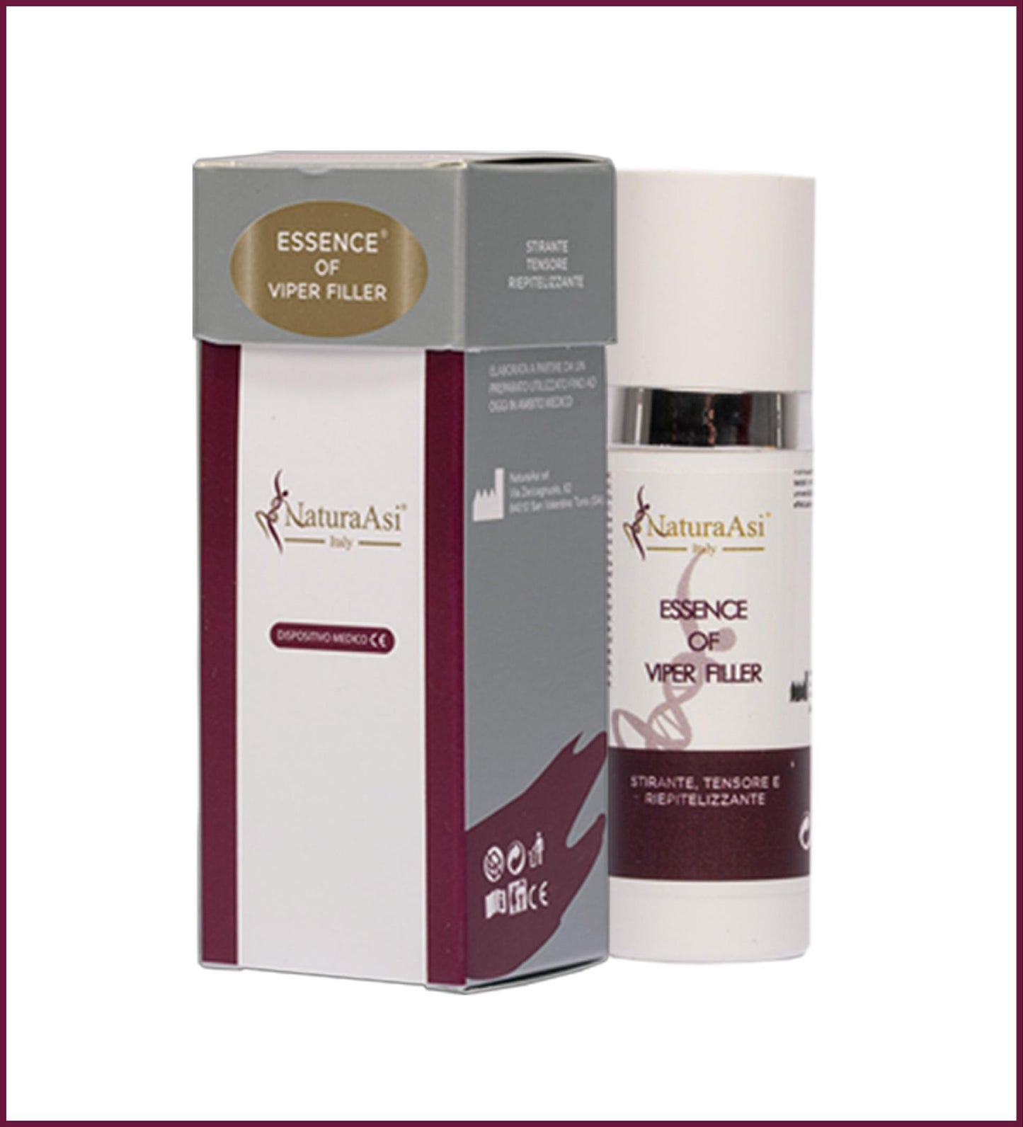 ESSENCE OF VIPER FILLER RIEPITELIZZANTE stirante effetto tensore contrasta stimola tonifica compatta.