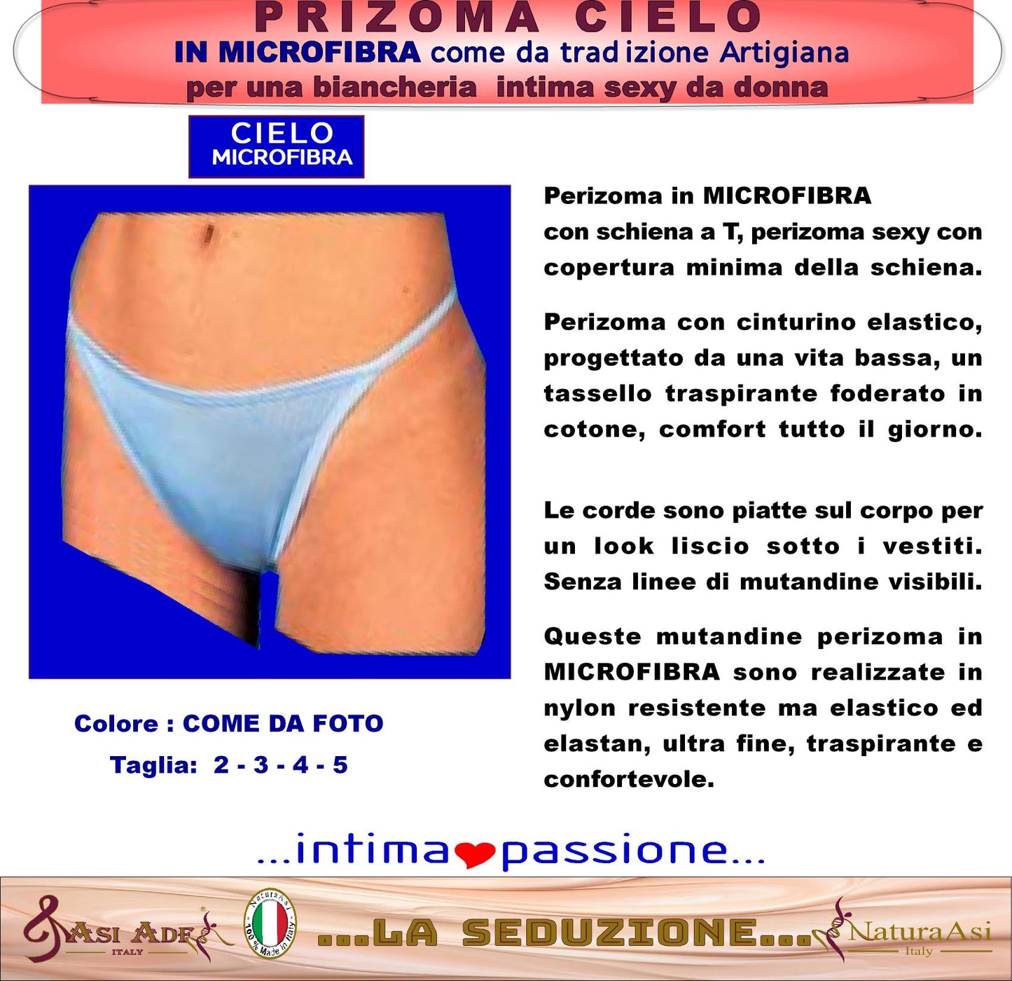 Perizoma In Microfibra