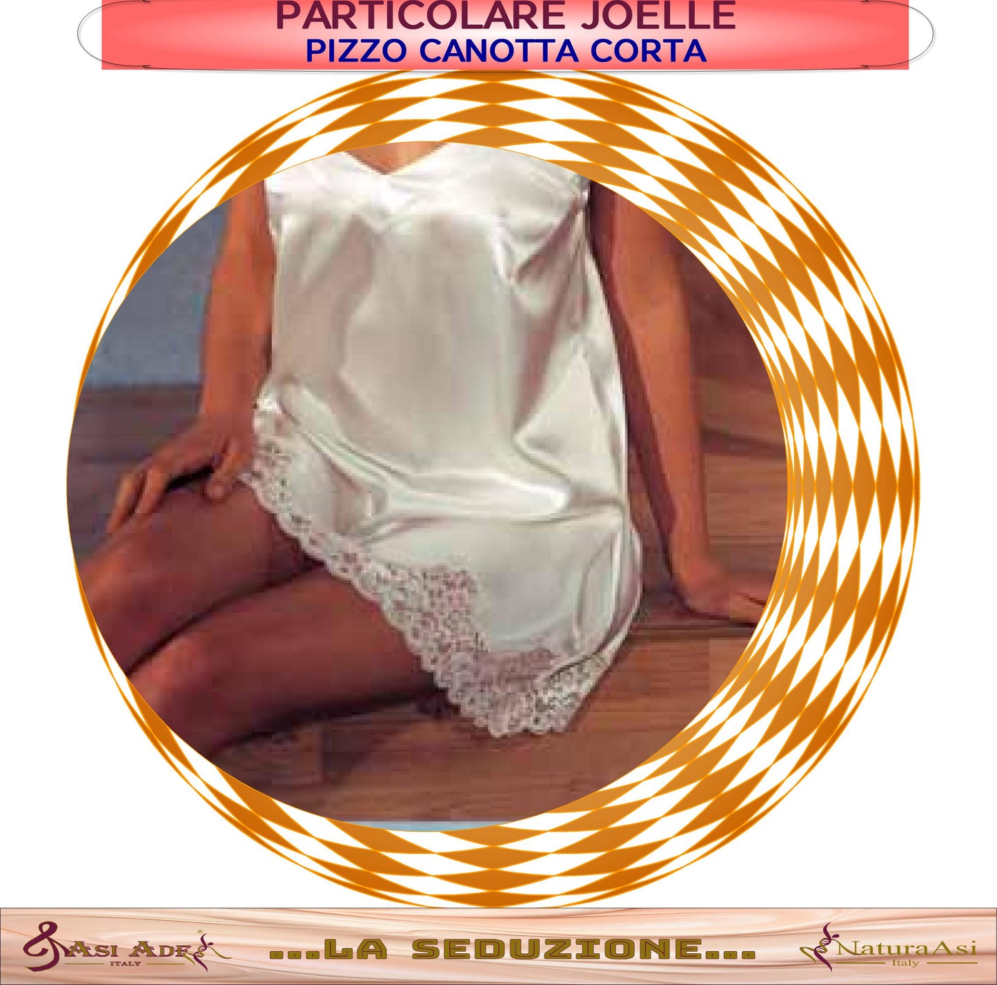 JOELLE COMPLETO PIGIAMA E CANOTTA CORTA RASO FIL SETA DEBACATO