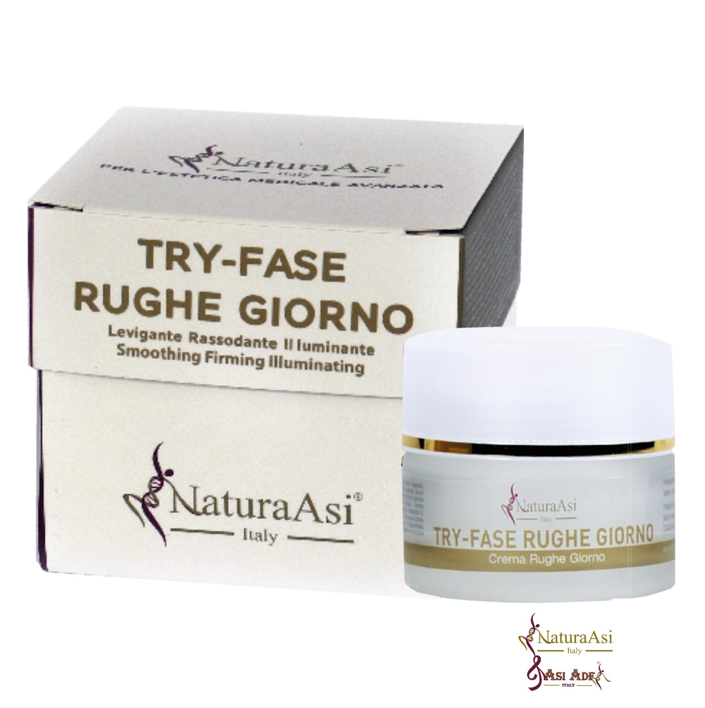 CREMA RUGHE GIORNO | NaturaAsi™ ml50 Levigante, Rassodante, Illuminante Azione anti-ossidante Bava di lumaca Acido Ialuronico Utile per prevenire e correggere i segni del tempo , con azione antirughe e ristrutturante.