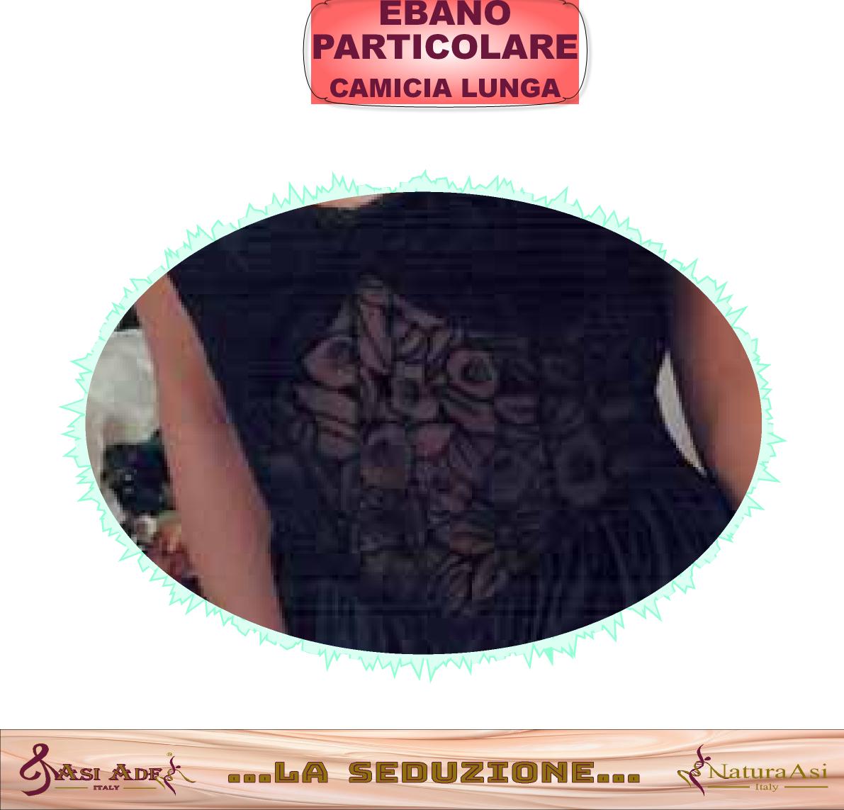 EBANO COMPLETO VESTAGLIA E CAMICIA LUNGA MAGLINA ANTISTATICA FIL SETA