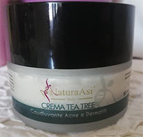 CREMA TEA TEE | NaturaAsi™ ml50 ANTIBATTERICA, ANTIMICOTICA, ANTIOSSIDANTE Melaleuca Alternifolia oil tea tree oil