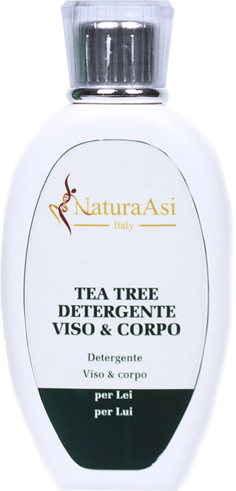 TEA TREE DETERGENTE VISO & CORPO | NaturaAsi™ 200 AZIONE ANTIBATTERICA E ANTIMICOTICA NATURALE Dermatiti, prurito - Eritema solare, lievi ustioni -Micosi della pelle e delle unghie - Psoriasi - Foruncolosi, acne, herpes - Porri e verruche.