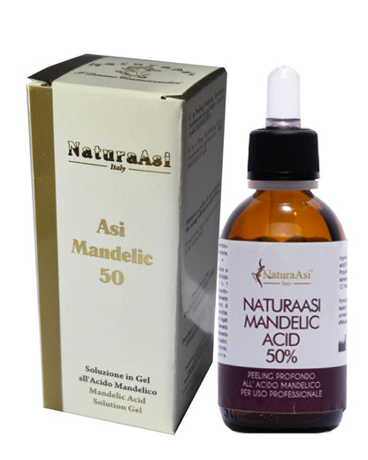 ASI MANDELIC ACID 50% | NaturaAsi™ PEELING PROFONDO - Pelle Acneiche, Melasma, Anti-Aging, Cloasma, Macchie, Lentiggini, Rosacea.  -Rugosità, Photo-Aging.