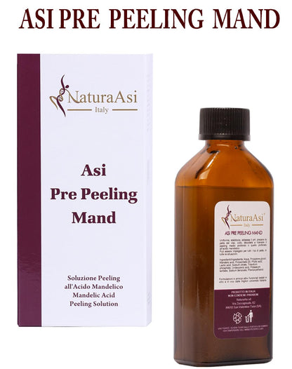 ASI PRE PEELING MAND ml 100 & ml 20 | NaturaAsi™ Soluzione Pre-Peeling all’Acido Mandelico; Favorisce la penetrazione e l'assorbimento degli attivi. Condizionante pH: uniforma, stabilizza e abbassa il pH della pelle.