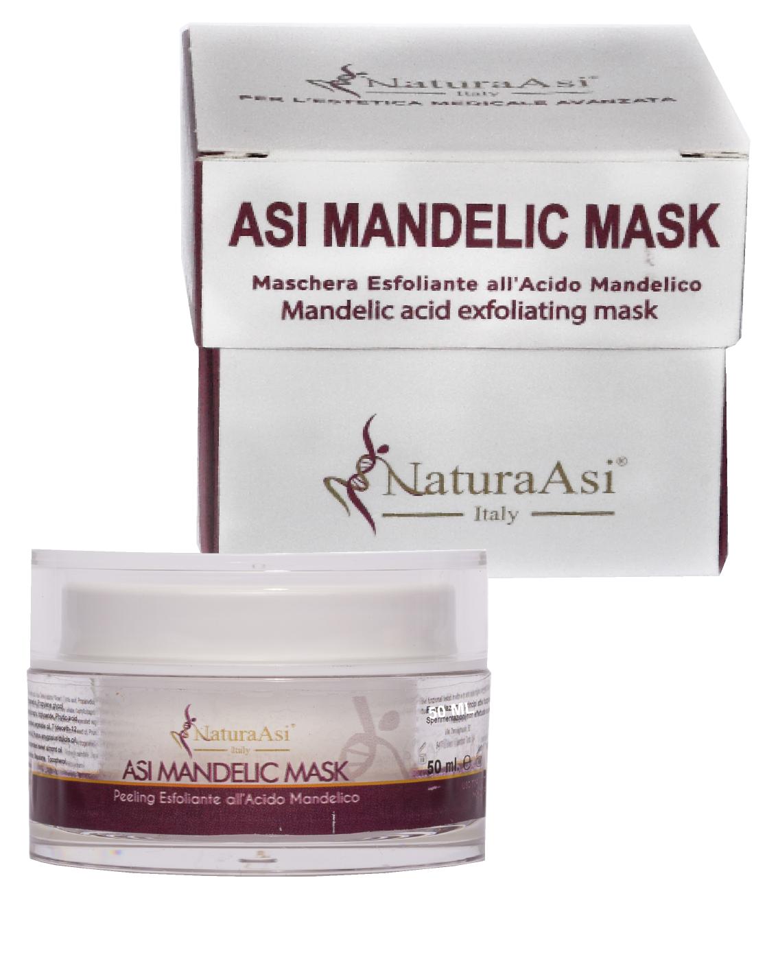 ASI MANDELIC MASK | NaturaAsi™ ml 50 Peeling MEDIO PROFONDO all'Acido Mandelico  Pelle Acneiche, Melasma, Anti-Aging, Cloasma, Macchie, Lentiggini, Rosacea.  -Rugosità, Foto-invecchiamento.