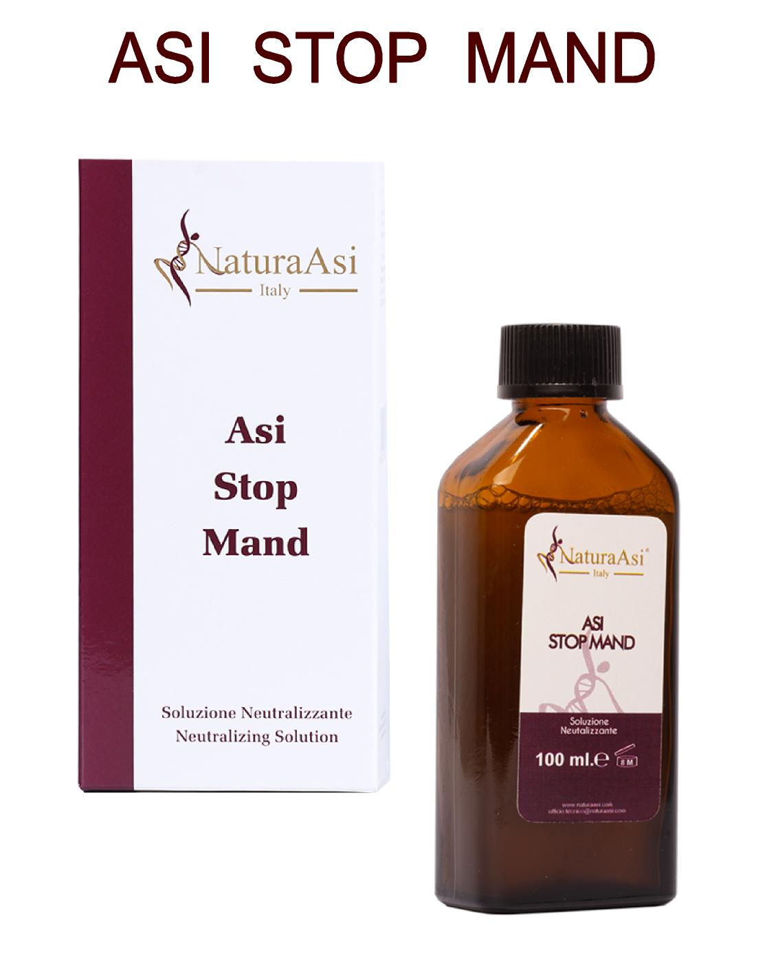 ASI STOP MAND ml 100 & ml 20 | NaturaAsi™ Soluzione Neutralizzante  e riequilibrare il pH Prodotto in grado di neutralizzare e riequilibrare il pH della pelle, dopo l’applicazione del peeling
