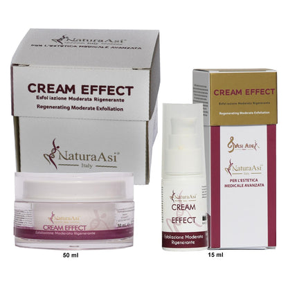 ASI CREAM EFFECT | NaturaAsi™ ml 50 ESFOLIANTE MODERATA, SEBO-EQUILIBRANTE, ILLUMINANTE E RIGENERANTE -Indicato per pelli acneiche, miste o grasse.