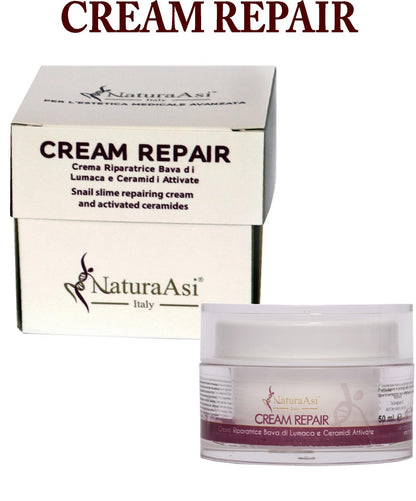 ASI CREAM REPAIR 50 ml & 15 ml | NaturaAsi™ emolliente, idratante, lenitive, Pelle ristrutturata, riparata e tonificata;-Contiene attivi in grado di stimolare la sintesi di collagene ed elastina nella matrice extracellulare.