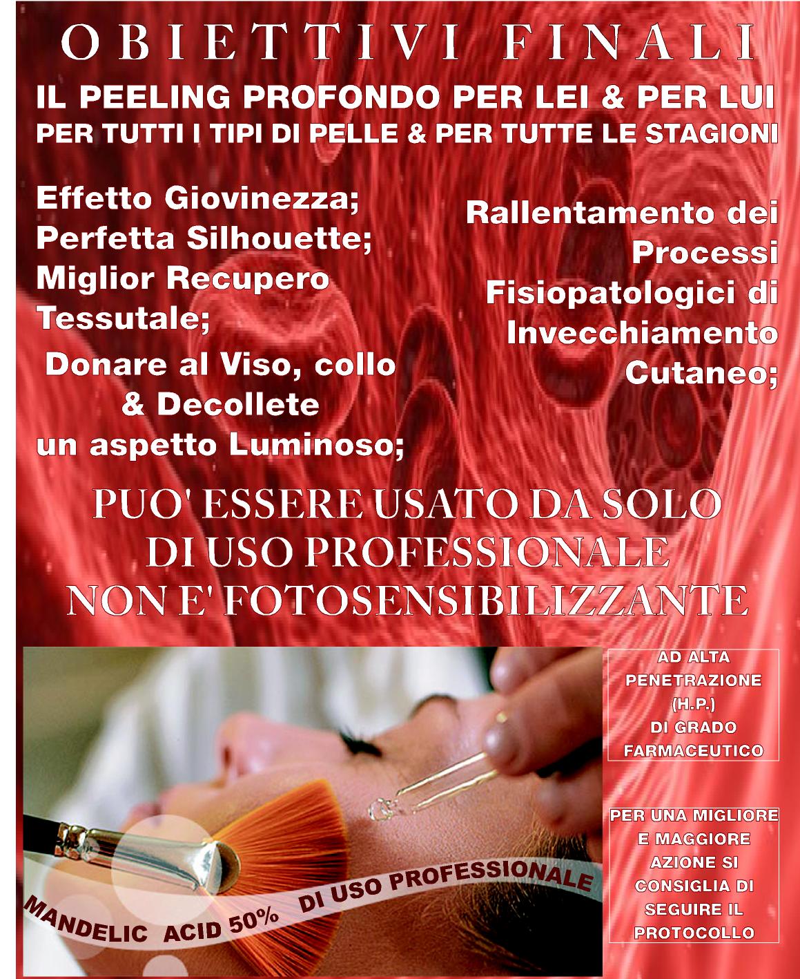 ASI MANDELIC ACID 50% | NaturaAsi™ PEELING PROFONDO - Pelle Acneiche, Melasma, Anti-Aging, Cloasma, Macchie, Lentiggini, Rosacea.  -Rugosità, Photo-Aging.