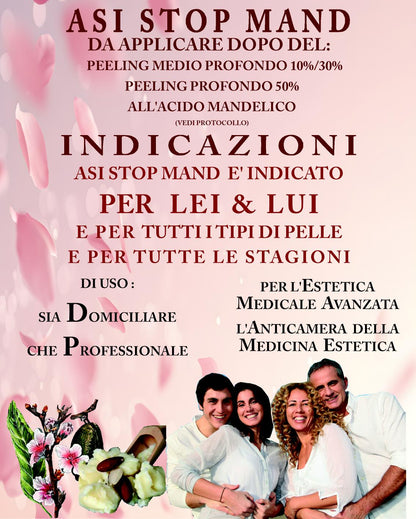 ASI STOP MAND ml 100 & ml 20 | NaturaAsi™ Soluzione Neutralizzante  e riequilibrare il pH Prodotto in grado di neutralizzare e riequilibrare il pH della pelle, dopo l’applicazione del peeling