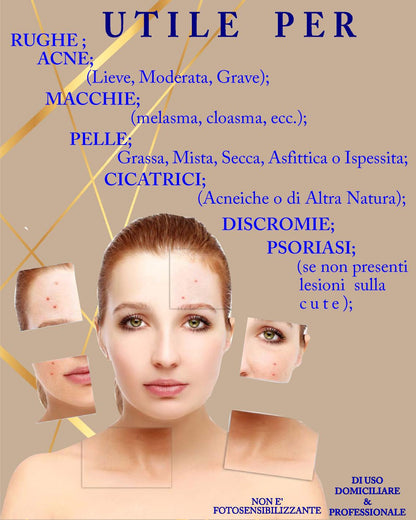 ASI KIT MANDELIC MASK NaturaAsi™ ml 300 o 70 ml PEELING MEDIO PROFONDO  Pelle Acneiche, Melasma, Anti-Aging, Cloasma, Lentiggini, Rosacea. - Rugosità, Photo-Aging;