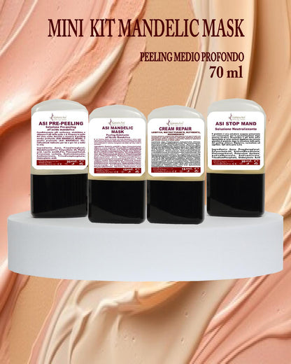 ASI KIT MANDELIC MASK NaturaAsi™ ml 300 o 70 ml PEELING MEDIO PROFONDO  Pelle Acneiche, Melasma, Anti-Aging, Cloasma, Lentiggini, Rosacea. - Rugosità, Photo-Aging;