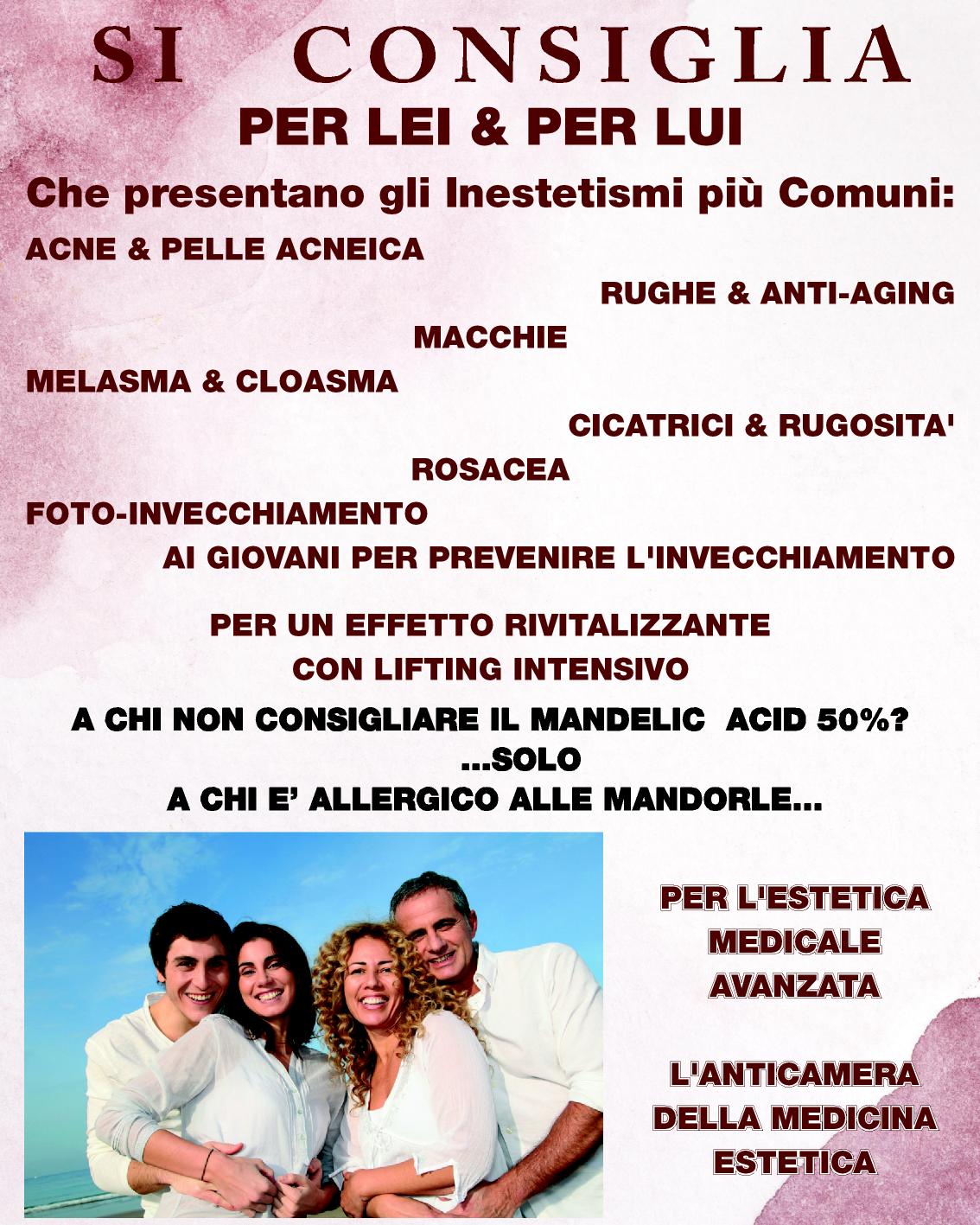 ASI MANDELIC ACID 50% | NaturaAsi™ PEELING PROFONDO - Pelle Acneiche, Melasma, Anti-Aging, Cloasma, Macchie, Lentiggini, Rosacea.  -Rugosità, Photo-Aging.