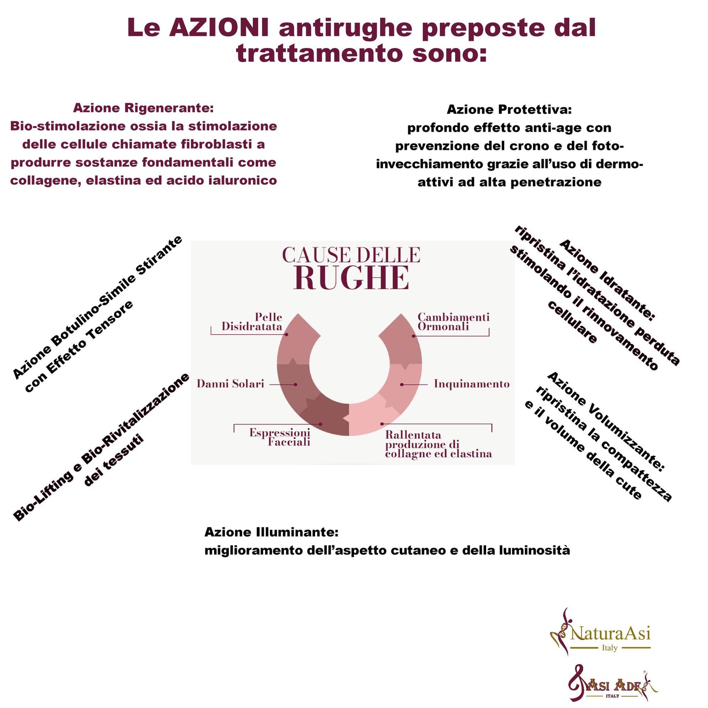 CREMA RUGHE NOTTE | NaturaAsi™ ml50 NUTRIENTE, ANTIOSSIDANTE, RIGENERANTE Rigenera e Nutre in profondità Possiede un effetto Rimpolpante; -Riempie le rughe e le linee sottili;