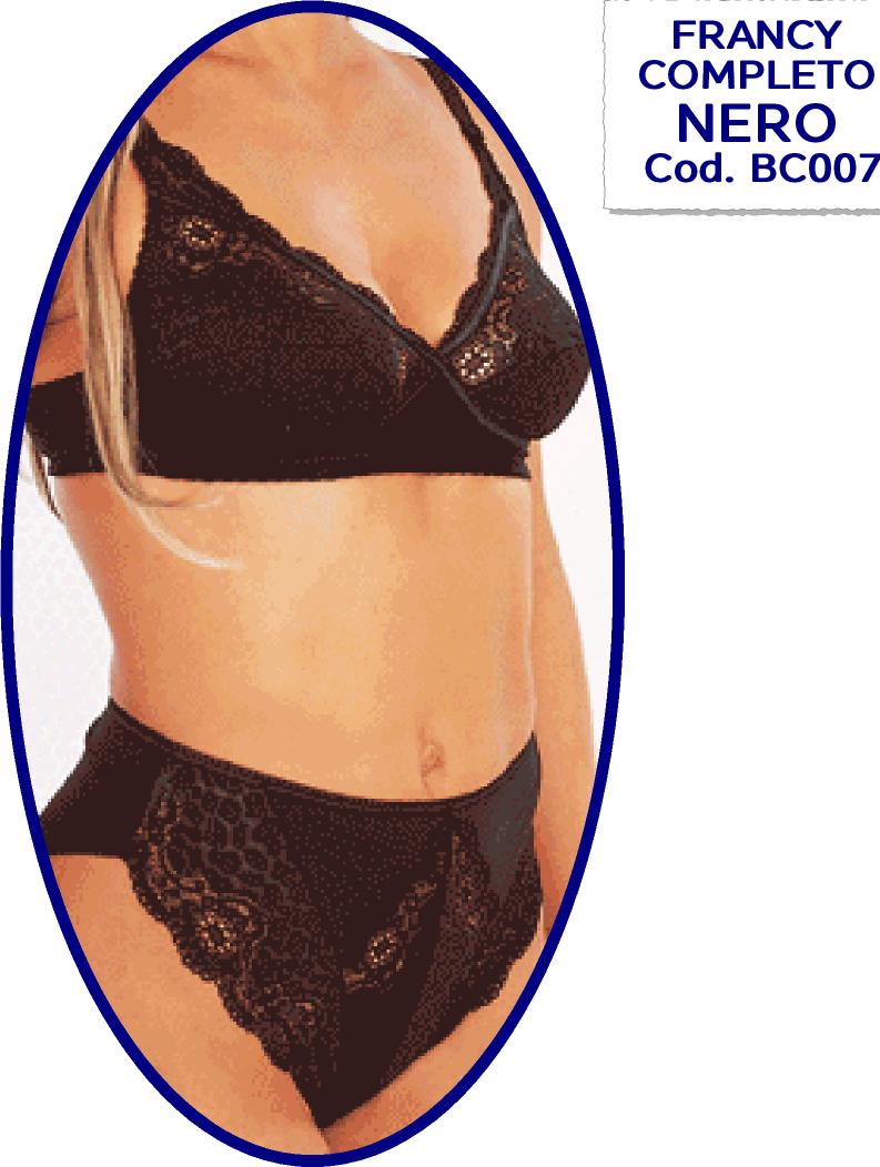 FRANCY COMPLETO REGGISENO E SLIP