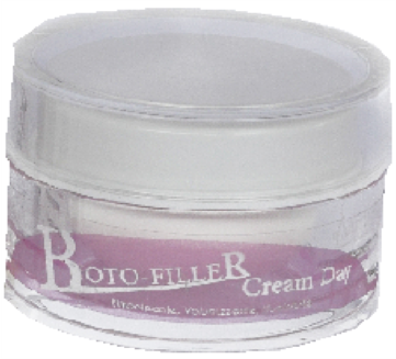 BOTO-FILLER CREAM DAY | NaturaAsi™ ml 30 RIMPOLPANTE, VOLUMIZZANTE, RIEMPITIVA, RIGENERANTE, ILLUMINANTE PROTETTIVA -Migliora il grado di rugosità e micro rilievo superficiale (riempie le rughe a vari livelli) Azione anti-ossidante