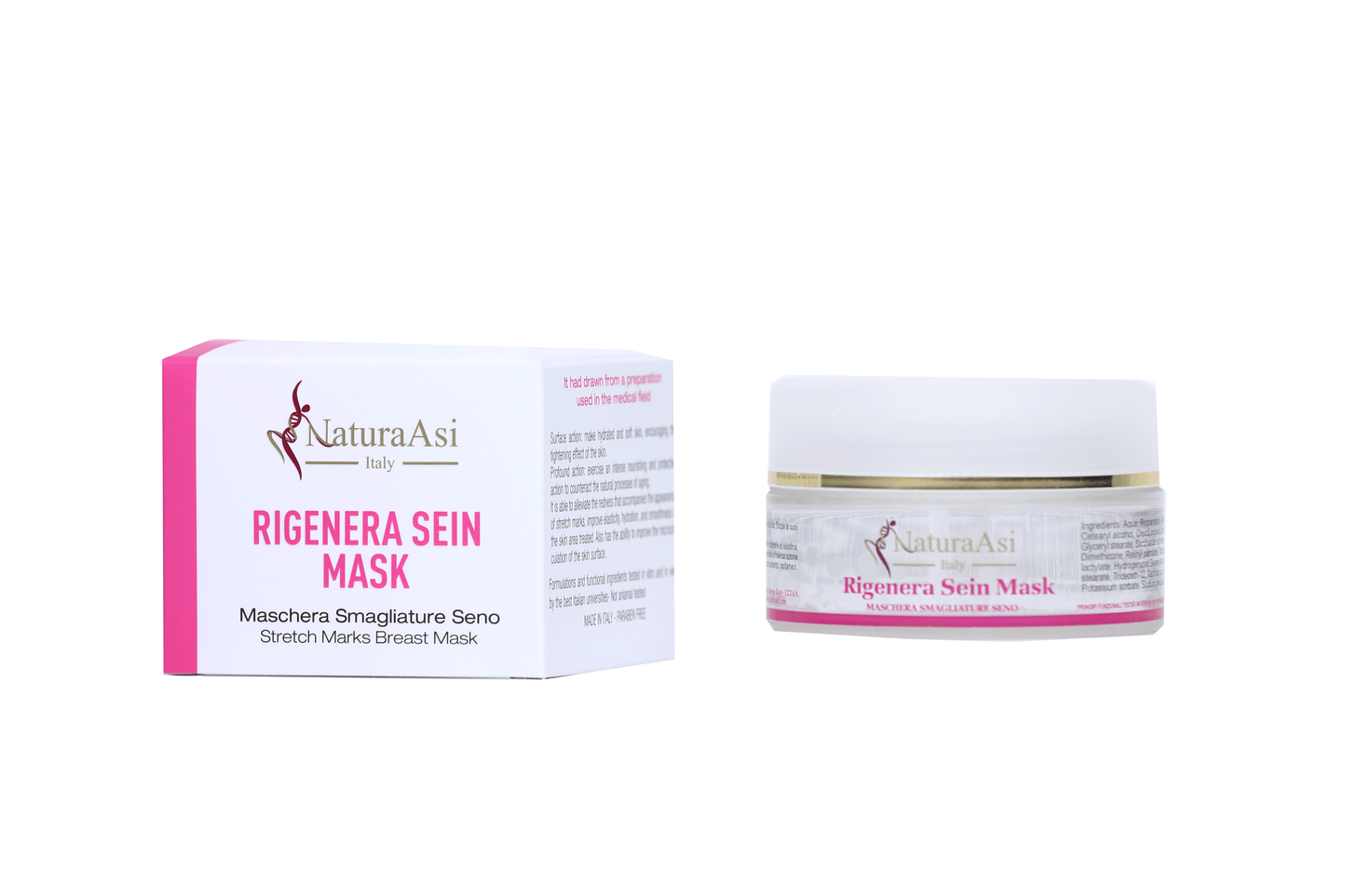 RIGENERA SEIN MASK | NaturaAsi™ 100ml ESFOLIANTE, RASSODANTE, ELASTICIZZANTE, RIGENERANTE
