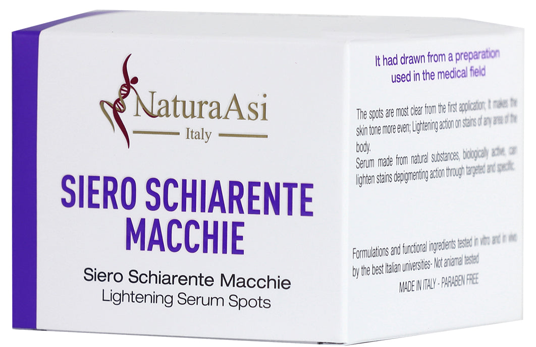 B - SIERO SCHIARENTE MACCHIE | NaturaAsi™ 15 ml depigmentazione delle macchie - Corregge le macchie - Modula la sintesi della melanina ed attenua le macchie brune sulla superfice cutanea