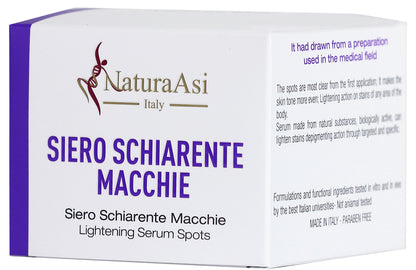 B - SIERO SCHIARENTE MACCHIE | NaturaAsi™ 15 ml depigmentazione delle macchie - Corregge le macchie - Modula la sintesi della melanina ed attenua le macchie brune sulla superfice cutanea