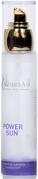 POWER SUN | NaturaAsi™ 50ML crema ideata per garantire un'elevata protezione contro i raggi UVA/UVB, dalle aggressioni esterne quali micro-polveridifendono la pelle dalla formazione di macchie cutanee e di inestetismi