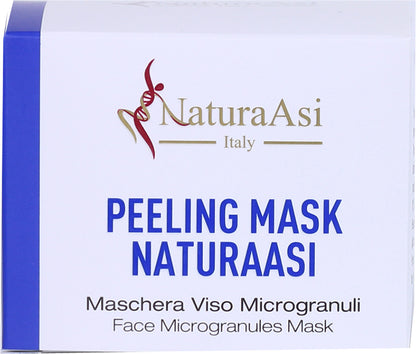 PEELING MASK | NaturaAsi™ 100ML LEVIGANTE, COMPATTANTE, ILLUMINANTE esercita un effetto esfoliante e di stimolazione del rinnovamento cellulare inoltre contrasta l’insorgere di punti neri, brufoli e acne