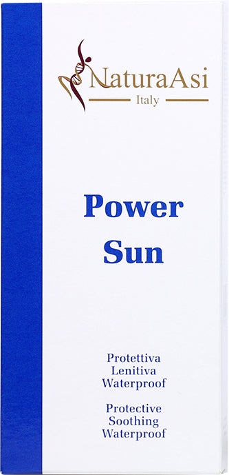 POWER SUN | NaturaAsi™ 50ML crema ideata per garantire un'elevata protezione contro i raggi UVA/UVB, dalle aggressioni esterne quali micro-polveridifendono la pelle dalla formazione di macchie cutanee e di inestetismi