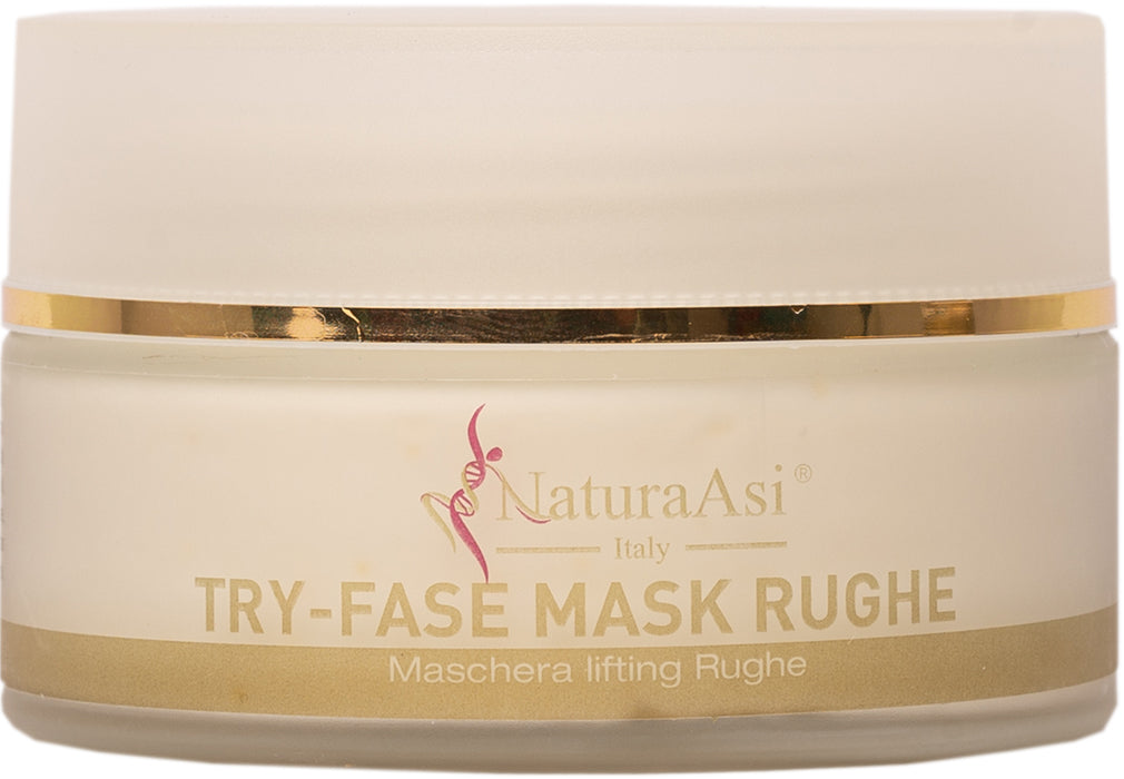 MASCHERA RUGHE  | NaturaAsi™ 100ML RALLENTA L'INVECCHIAMENTO CUTANEO E RESTITUISCE ELASTICITA' ALLA PELLE Migliora il tono e l’elasticità cutanea Deterge a fondo la pelle Contrasta i radicali liberi