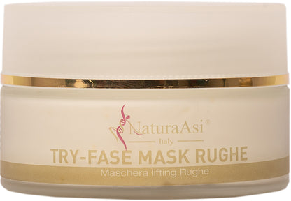 MASCHERA RUGHE  | NaturaAsi™ 100ML RALLENTA L'INVECCHIAMENTO CUTANEO E RESTITUISCE ELASTICITA' ALLA PELLE Migliora il tono e l’elasticità cutanea Deterge a fondo la pelle Contrasta i radicali liberi