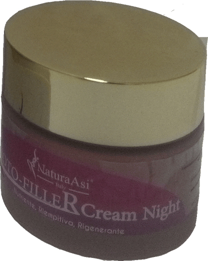 BOTO-FILLER CREAM NIGHT | NaturaAsi™ ml 30 Rigenera e Nutre in profondità Riempie le rughe e le linee sottili Migliora il tono, l’idratazione e l’elasticità cutanea -Possiede un effetto Rimpolpante e Volumizzante;