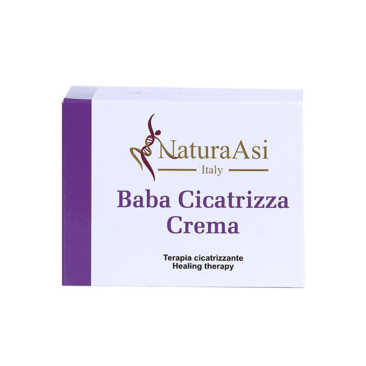 BABA CICATRIZZA CREMA | NaturaAsi™ ml 15 CICATRIZZANTE, RIGENERANTE, ANTIOSSIDANTE, ANTI-INFIAMMATORIA - Ideale per il trattamento delle cicatrici.